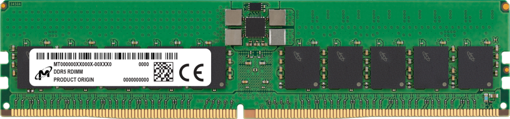 Micron DDR5 4800MHz Server RAM RDIMM CL40 PC5-38400 ECC RAM 32GB 64GB 96GB Micron DDR5 4800MHz Server RAM RDIMM CL40 PC5-38400 ECC RAM 32GB 64GB 96GB